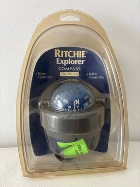 Explorer Compass - Gray with Blue Dial